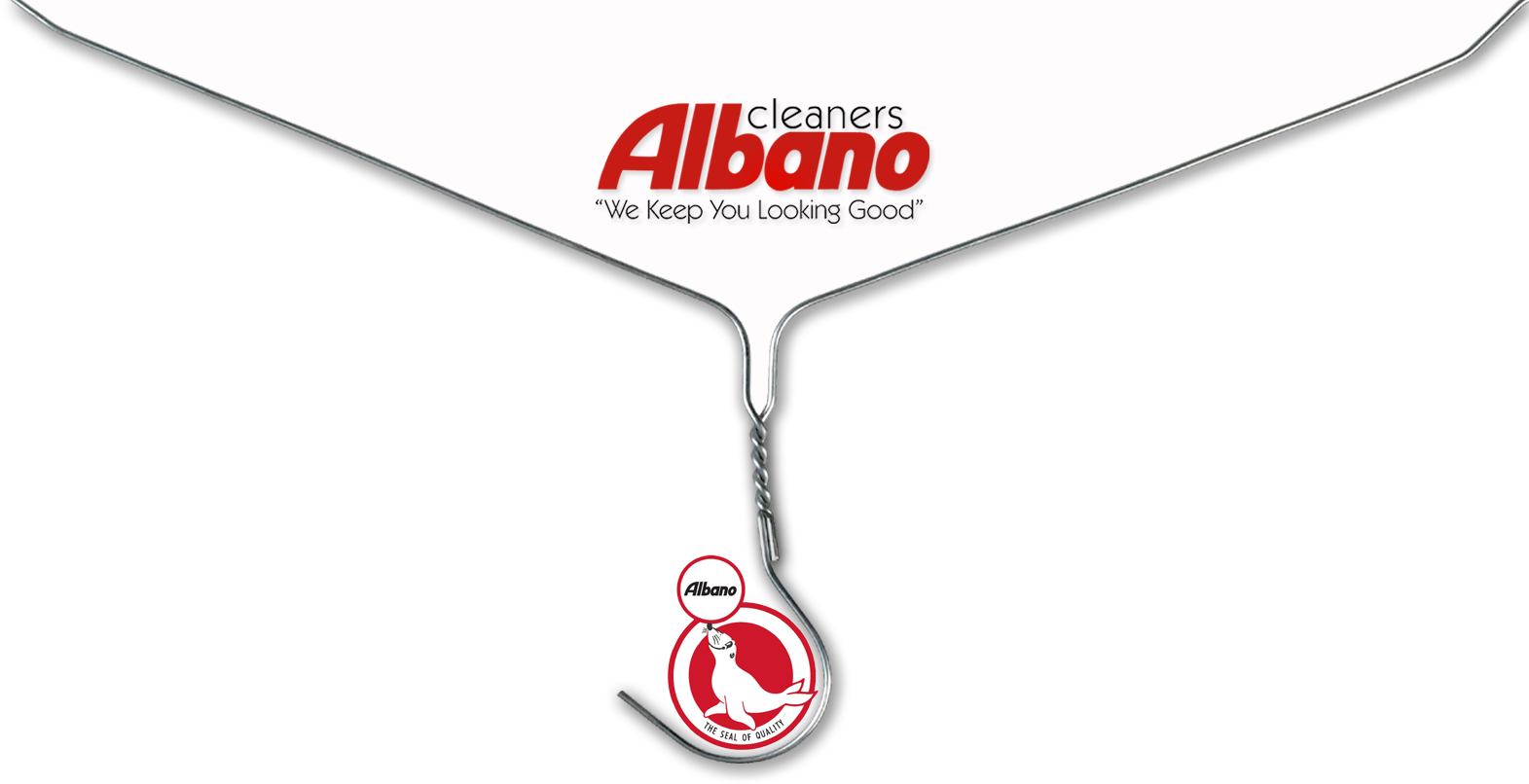 Albano Cleaners, 'We Keep You Looking Good'